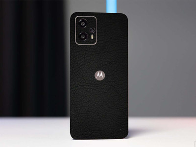 BugguSkin Moto G13 Mobile Skin(Ultra Super Sparkling Black Glitter Skin With High Matte Finish..)