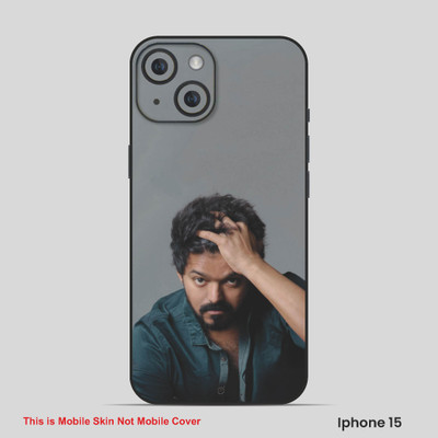 VYBE The Smart Choice iPhone 15 Vijay Thalapathy Mobile Skin(Natural Grey 2)