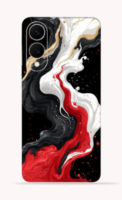 OggyBaba Samsung S25 edge 5g Mobile Skin(Mix Lava)