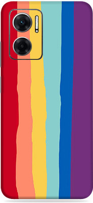 SkinoMania Redmi 11 Prime(5G) Mobile Skin(Multicolor Rainbow Lines)
