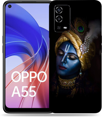 WeCre8 Skin's Oppo A55 Mobile Skin(Blue Krishna Multicolor Mobile Skin With Cleaning Wipe)