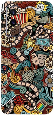 AsSkin Vivo V21E 5G Mobile Skin(Ultra Super Movies Poster Matte Finish With High Matte Finish.)