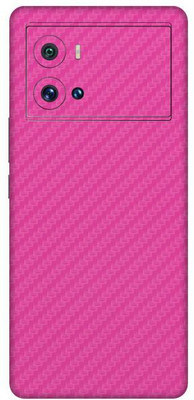 Vcare GadGets Fiber Carbon Pink vivo i QOO 9 Pro 5G Mobile Skin(Fiber Carbon Pink)