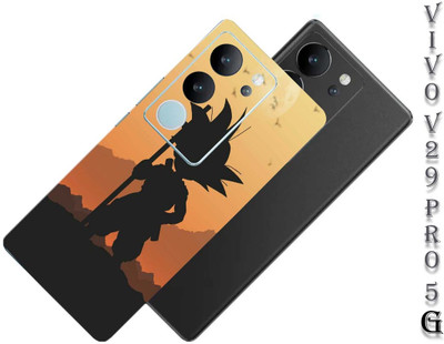 Pochanki Vivo V29 Pro 5G Mobile Skin(Son Goku Kid Back Skin Multicolor)