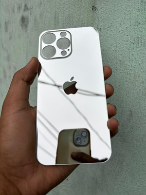 TWUAOP I PHONE 13 PRO MIRROR BACK PANNEL ACRYLIC SHEET APPLE Mobile Skin(Silver)