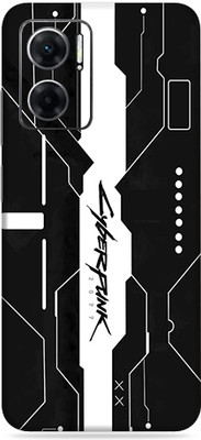 SkinoMania Redmi 11 Prime(5G) Mobile Skin(B&W Simple Black Cyber)