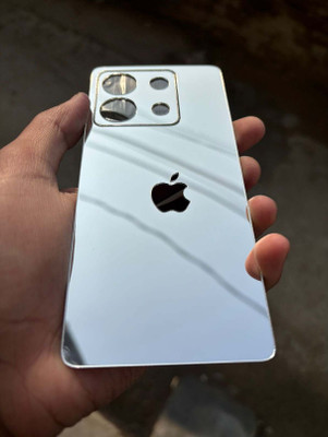 TWUAOP REDMI NOTE 13 PRO 5G MOBILE SKIN MIRROR BACK PANNEL ACRYLIC SHEEL Mobile Skin(Silver)