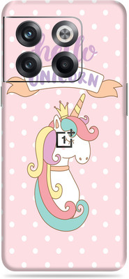 WeCre8 Skin's Oneplus 10T 5G Mobile Skin(Hello Unicorn Multicolor Mobile Skin With Cleaning Wipe)