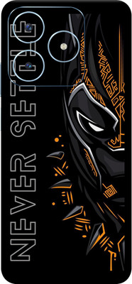 SkinoMania Realme Narzo N63 5G Mobile Skin(Panther Never settle Multicolor Mobile Skin)