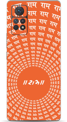 VYBE The Smart Choice Redmi Note 11Pro Shree Ram Mobile Skin Mobile Skin(Flame Orange 28)