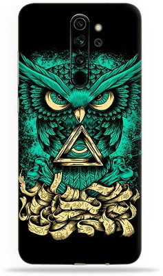 LAMHA Redmi Note 8 Pro Mobile Skin(Ultra Super Angry Owl Skin With High Matte Finish.)