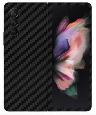 Vcare GadGets Samsung Galaxy Z Fold3 5G Mobile Skin(Black)
