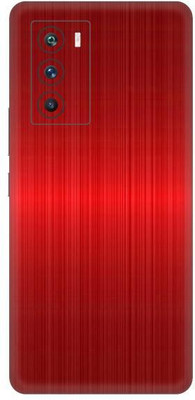 Vcare GadGets Red Titanium vivo i QOO 9 SE 5G Mobile Skin(Red Titanium)