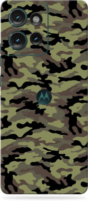 WeCre8 Skin's Motorola Edge 50 5G Mobile Skin(Camo_Military-Green)
