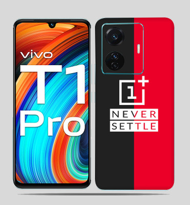 SkinoMania Vivo T1 Pro (5g) Mobile Skin(Oneplus-Never-Settle Multicolor Mobile skin)