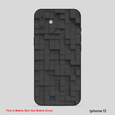 VYBE The Smart Choice iPhone 12 Pattern Mobile Skin(Black Cow 2)