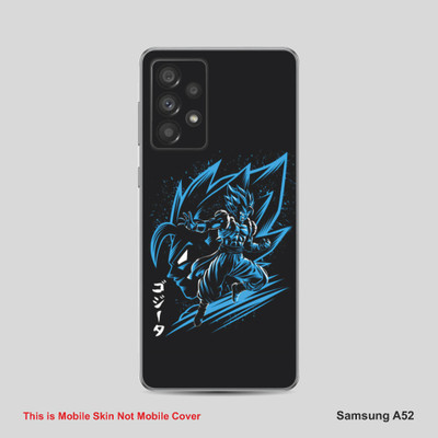 VYBE The Smart Choice SAMSUNG A52 Goku Mobile Skin Mobile Skin(Dark Blue B39)