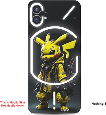 VYBE The Smart Choice Nothing 1 Pikachu Embossed Mobile Skin(Bird Yellow A1)