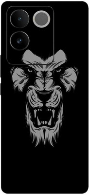 AsSkin Vivo T2 Pro Mobile Skin(Angry Black Loin Skin With Glossy Matte Finish.)