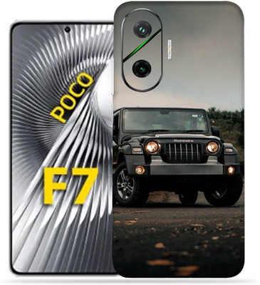 WeCre8 Skin's Xiaomi Poco F7 5g Premium Vinyl Mobile Skin (Multicolor) Mobile Skin(Black-Thar)