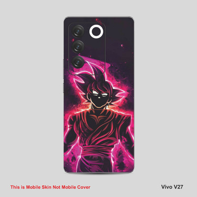 VYBE The Smart Choice Vivo V27 Goku Mobile Skin Mobile Skin(Wine Berry A36)