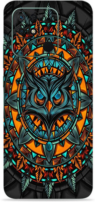 SkinoMania Redmi 10c Mobile Skin(Multicolor Mighty-Owl)