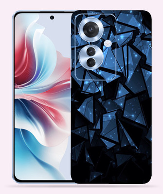 OggyBaba OggyBaba Oppo Reno 11f Mobile Skin(Blue Poly)