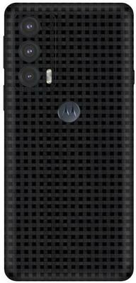 Vcare GadGets Moto Edge 20 5G Mobile Skin(Black)