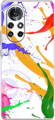 FCS Huawei nova 8 Pro 4G Printed Back skin Mobile Skin(Colour Splash)