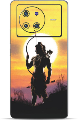 VYBE Vivo X80 Shree Ram Mobile Skin Mobile Skin(Chinese Violet 41)