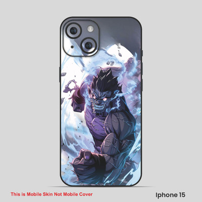 VYBE The Smart Choice iPhone 15 Pro Naruto Embossed Mobile Skin(Desert Storm 18)