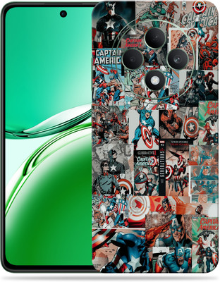 WeCre8 Skin's OPPO F27 5G Ultra Premium Vinyl Mobile Skin (Multicolor) Mobile Skin(Captain America Poster)