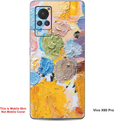 VYBE The Smart Choice Vivo X60 Pro Abstract Embossed Mobile Skin(Asparagus 11)