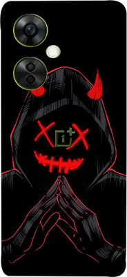 AsSkin One Plus Nord Ce3 Lite 5g, one plus nord ce3 lite 5g Mobile Skin(Ultra Super Black Devil With High Matte Finish.)