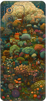 wrap craft VIVO V23 PRO 5G Premium Vinyl Mobile Skin(Multicolor)