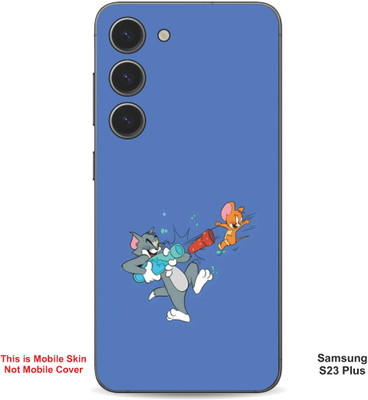 VYBE The Smart Choice Samsung S23 Plus Tom & Jerry Embossed Mobile Skin(Glaucous 11)