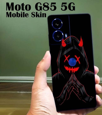 BUGGU Motorola G85 5G Mobile Skin(Black_and_red)