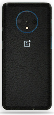 TJ CREATION OnePlus 7T, oneplus 7t Mobile Skin(Ultra Super Black Leather Skin With High Matte Finish.)