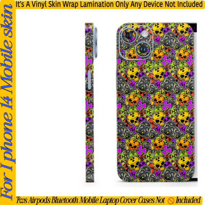 Flipkart SmartBuy COMPETABLE FOR I PHONE 14 PLUS MOBILE SKIN(BACK+SIDE+CAMERA)3R_STE37 Mobile Skin(I PHONE 14 MOBILE SKIN(COVER CASE DEVICE NOT INCLUDED)MULTI_COLOUR_3R_R37)