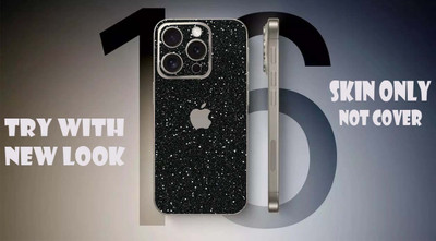 TJ CREATION Apple iPhone 16 Pro Mobile Skin(Black)