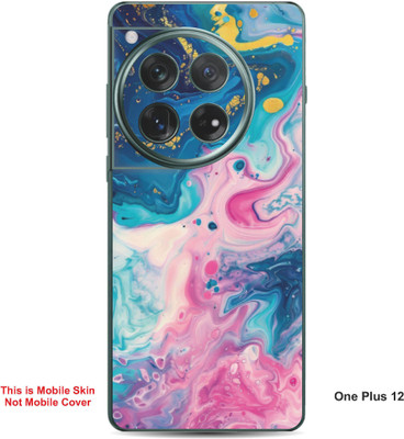 VYBE The Smart Choice One Plus 12 Art Embossed Mobile Skin(Medium Green A13)