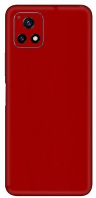 Vcare GadGets Glossy Red vivo Y72 5G Mobile Skin(Glossy Red)