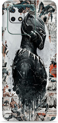 SkinoMania Redmi 10c Mobile Skin(Multicolor Comic-Panther)