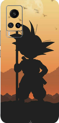 BUGGU Vivo X60, vivox60 Mobile Skin(Ultra Super Goku Sunset Skin With High Matte Finish., Mobile Skin (Back+Side+Camera))