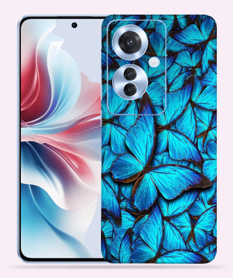 OggyBaba OggyBaba Oppo Reno 11f Mobile Skin(Butterfly Blue)