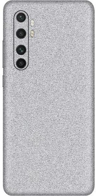 Vcare GadGets Mi Note 10 Lite Mobile Skin(Glitter Silver 1)