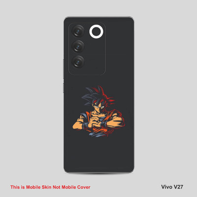VYBE The Smart Choice Vivo V27 Goku Mobile Skin Mobile Skin(Tealish Black A36)