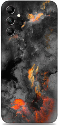 SkinoMania SAMSUNG Galaxy A14 5G Mobile Skin(Multicolor Black-clouds)
