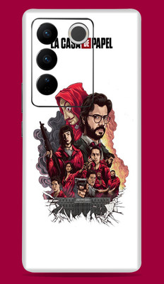 SkinoMania Vivo V27 Pro 5G Mobile Skin(Multicolor Poster-M.H)