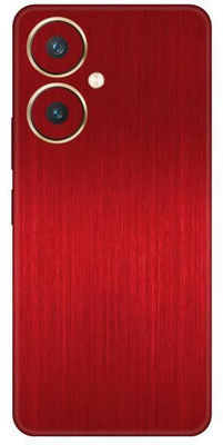 Vcare GadGets Y27 4 G 2023 Mobile Skin(Dark Red Brushed)